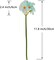 Summer Floral Arrangement – Faux Hydrangea Artificial Bouquets, 14 Stems Fake Small Silk Flowers for Vase, Wedding and Baby Shower Centerpieces